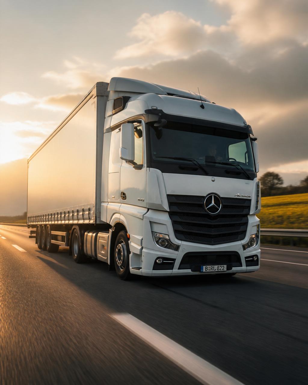 Camion Mozzy Concept sur la route
